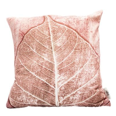 Burnt Skeletal | Pink & White Sofa Cushion Country Style