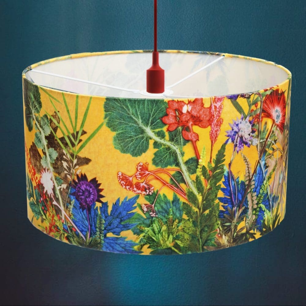 Summer Tropics | Yellow & Green Light Shade For The Living Room