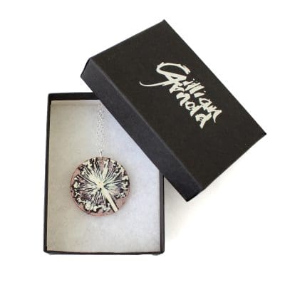 Botanical Inspired Alliums Pendant Necklace Box