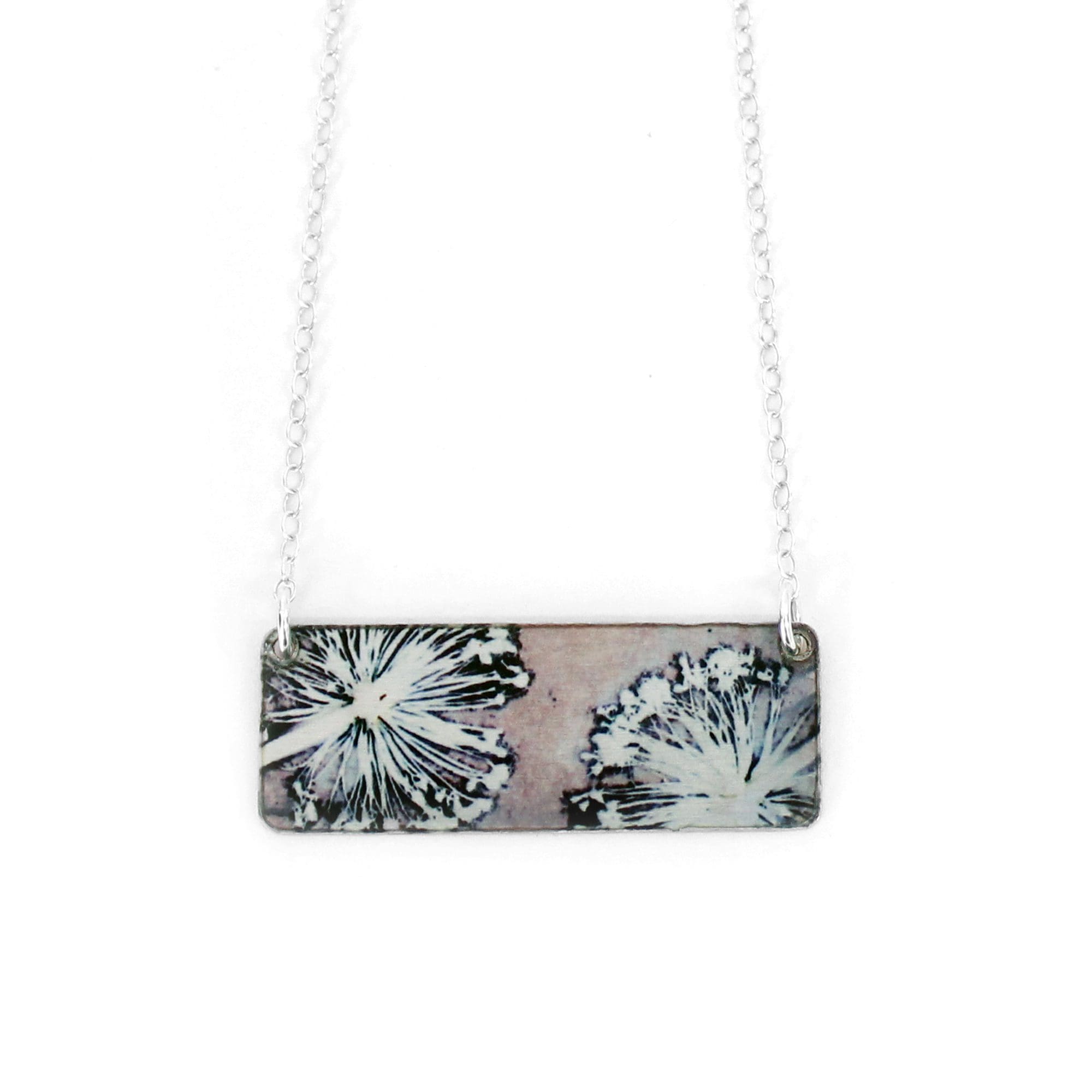 Botanical Inspired Alliums Pendant Necklace - Image 3