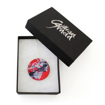 Botanical Inspired Star Trail Pendant Necklace Box