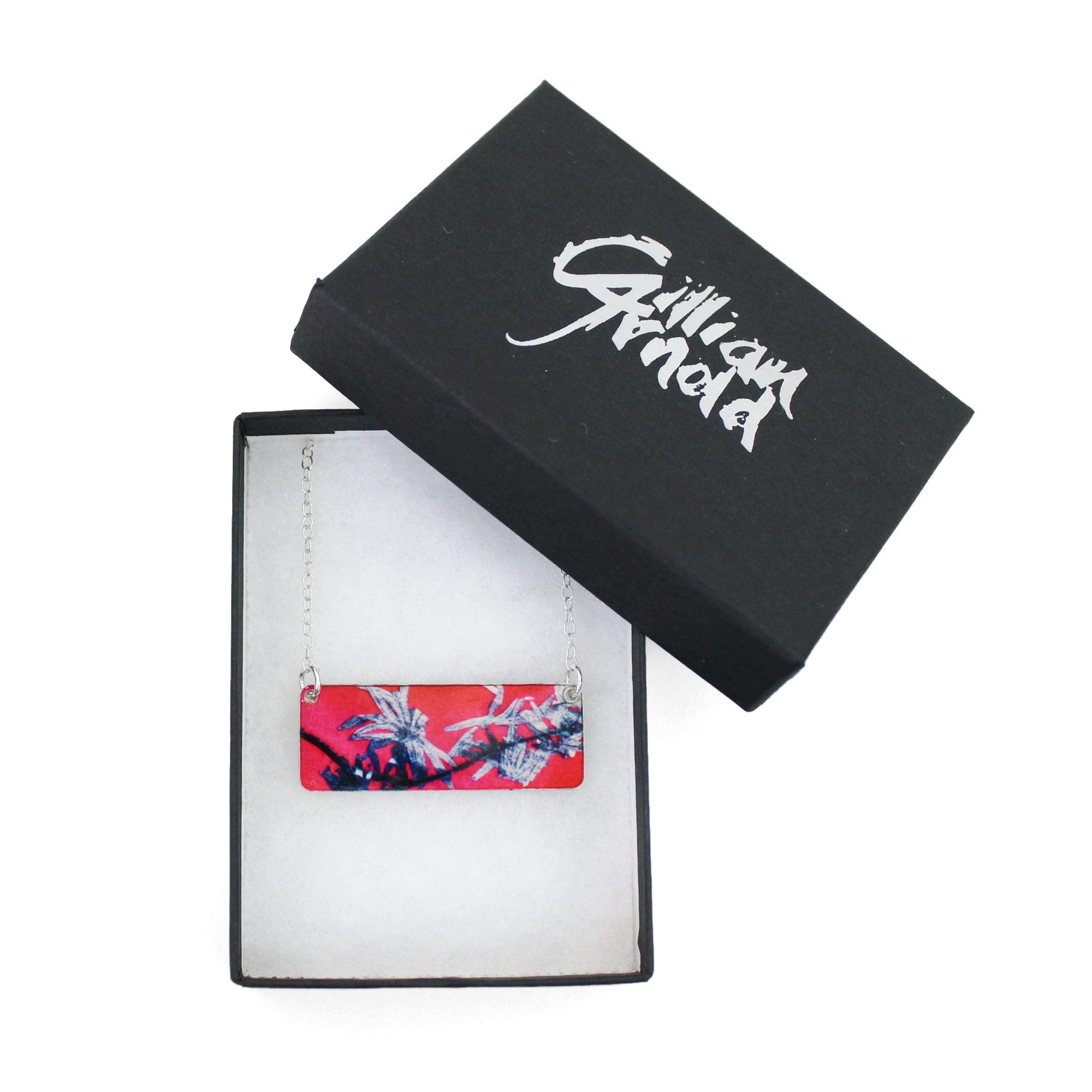 Botanical Inspired Star Trail Pendant Necklace - Image 3