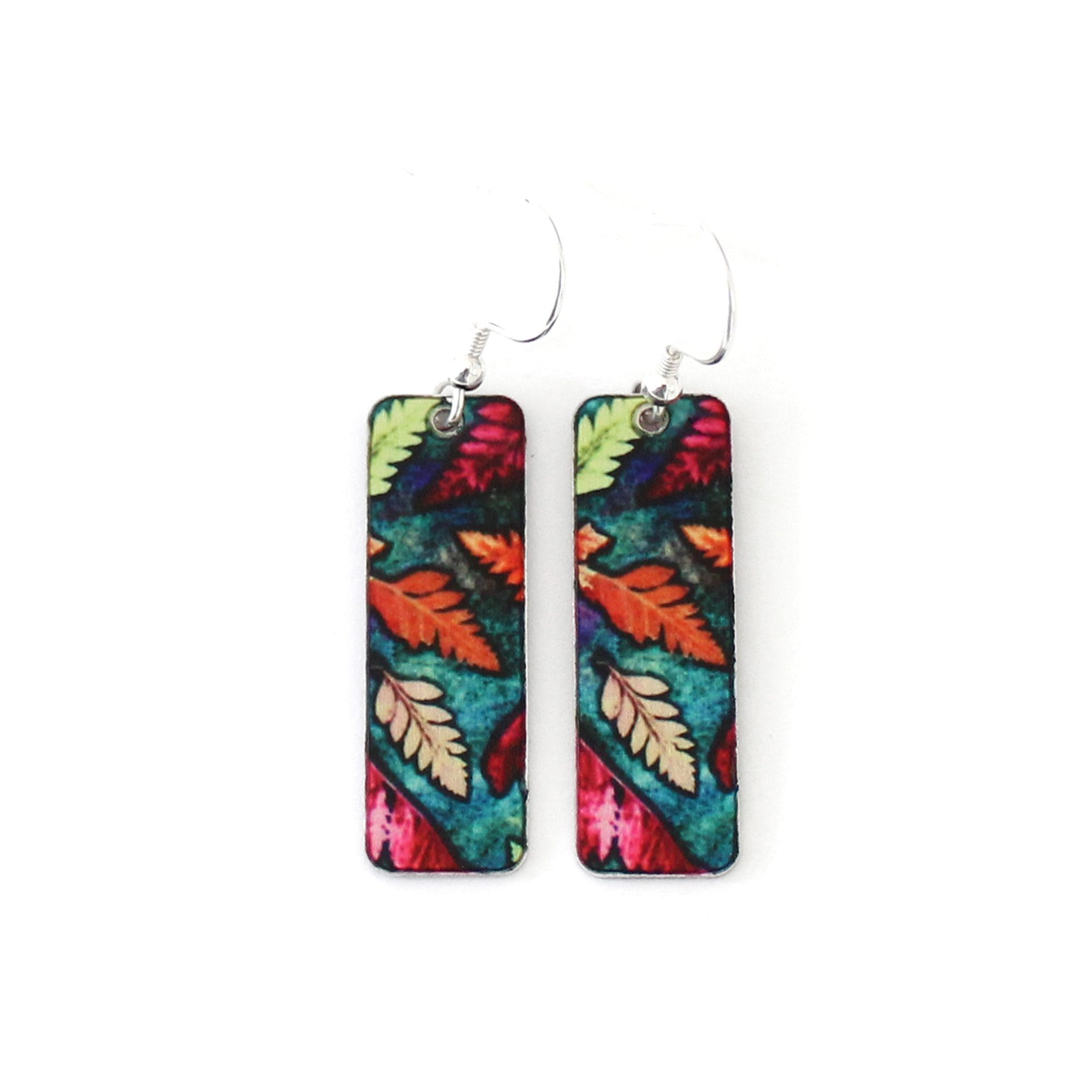 Botanical Inspired Warm Mini Ferns Earring Set. Stylish Jewellery Gift - Image 4