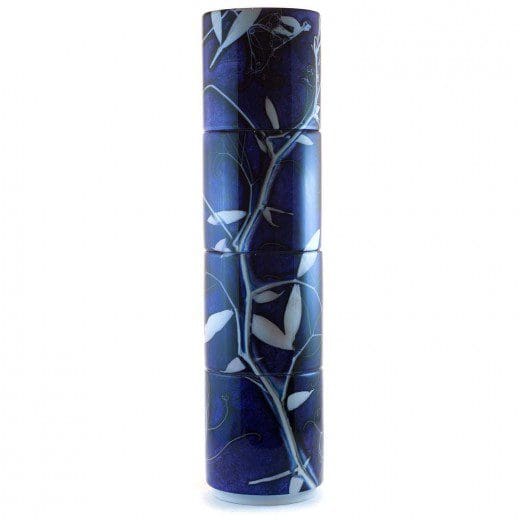 Blue Sweetpea | White & Blue Stacking Mug, Gift Set of 4