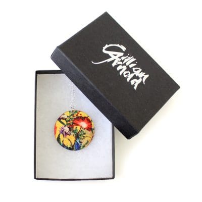 Exotic Inspired Summer Tropics Pendant Necklace Box