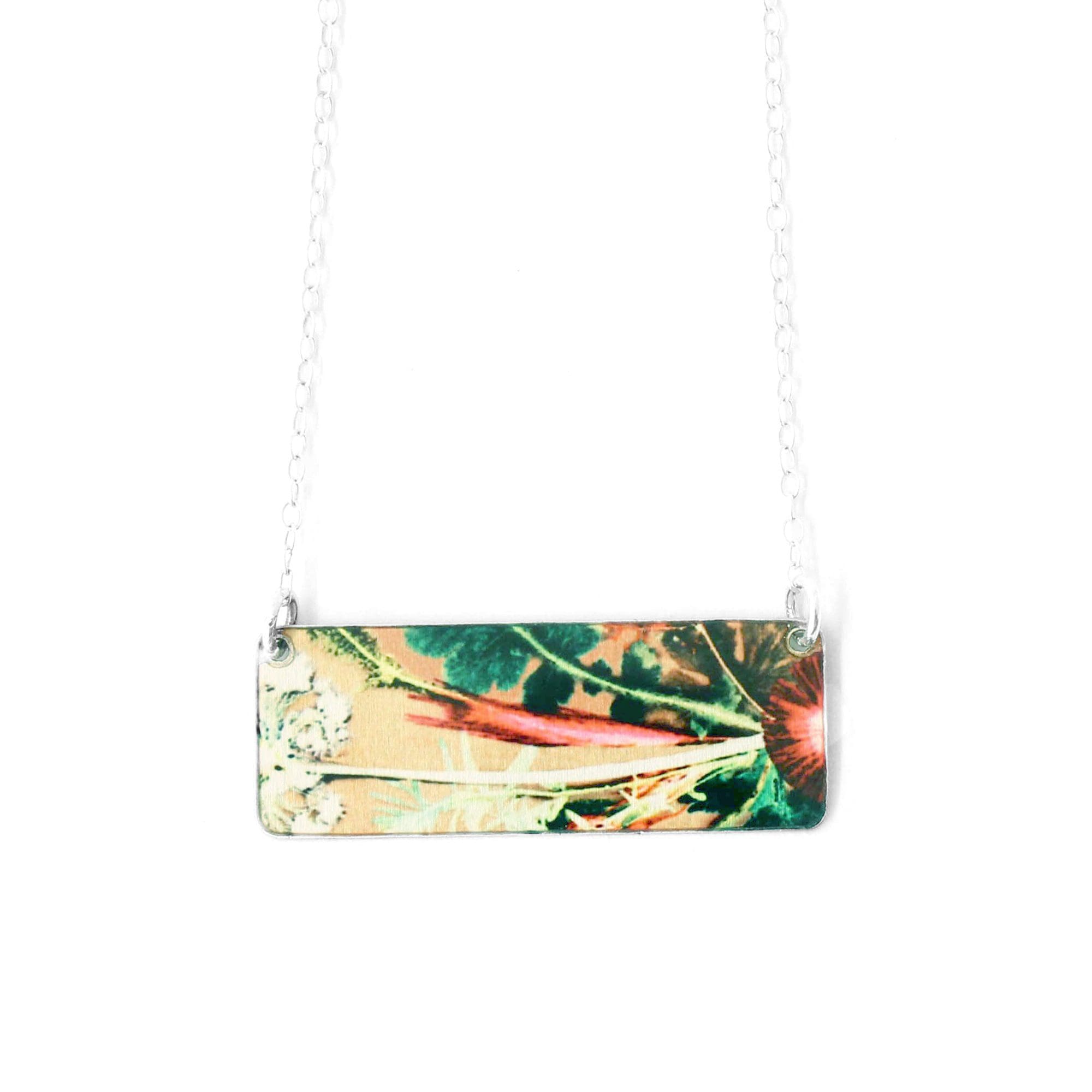 Exotic Inspired Tropical Dusk Pendant Necklace - Image 4