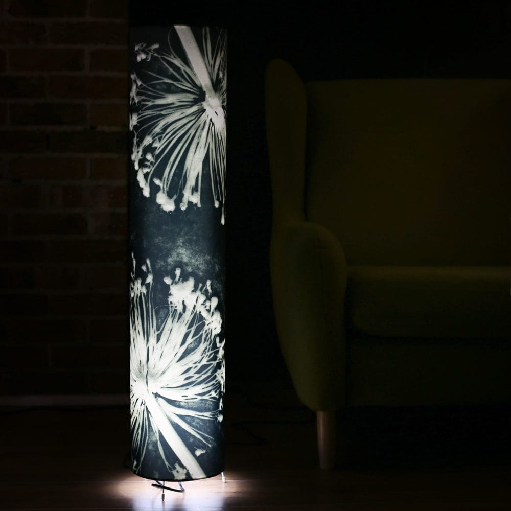 Alliums | Monochrome | Floor Lamp - Image 2