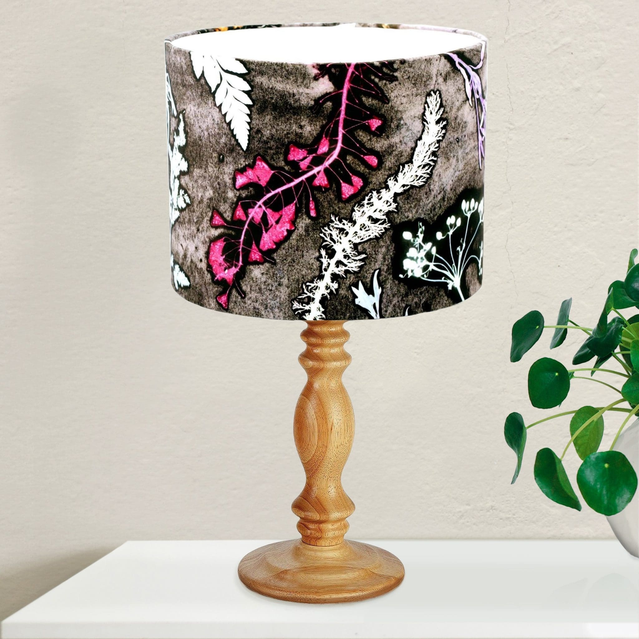 Magenta Heart Grass | Pink & Grey Light shade For The Bedroom