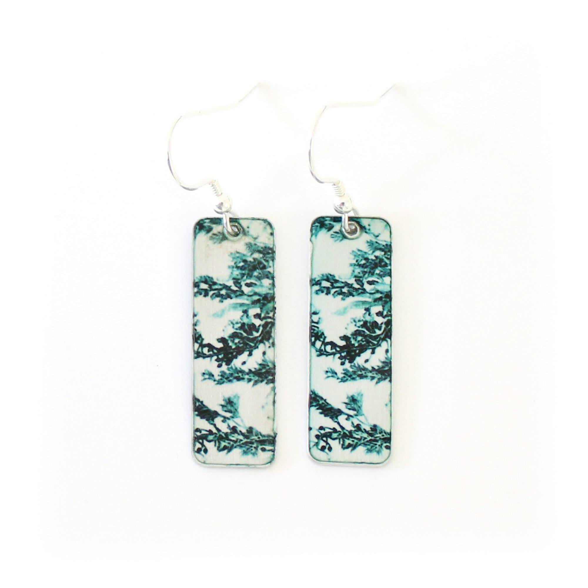 Stylish Earring Set, Emerald Landscape jewellery Gift - Image 4