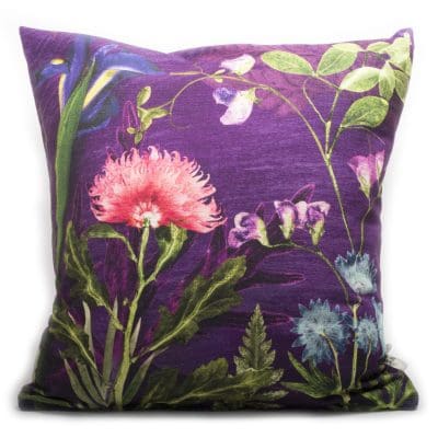 Elegant Embrace | Pink & Purple Sofa Cushion Bold Design