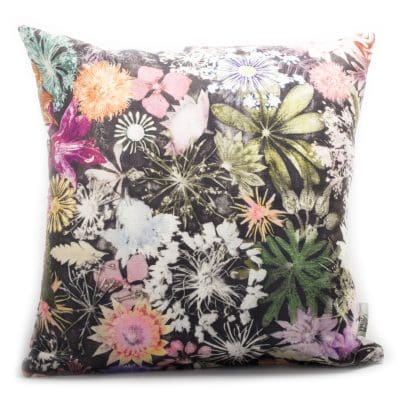 Cascades of Colour | Green & Orange Sofa Cushion Bold Design