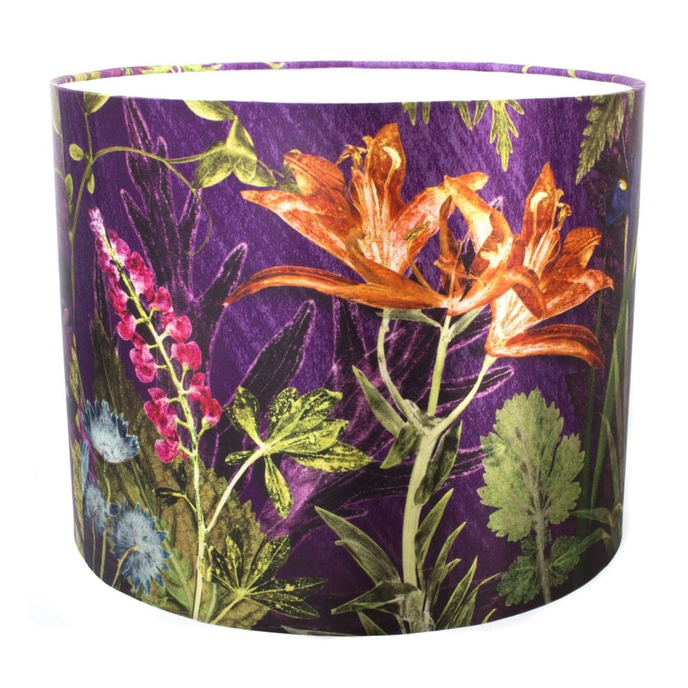 Purple Whisper | Purple & Orange Light Shade For The Dining Room