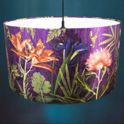 Purple Whisper | Purple & Orange Light Shade For The Dining Room