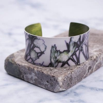 Aqua Branch Aluminium Exotic Cuff Jewellery Bracelet