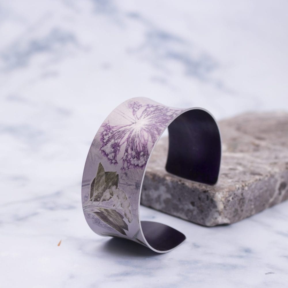 Bridal Bouquet Botanical Cuff Bracelet and Jewellery Gift
