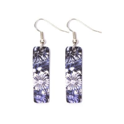 Botanical Inspired Cascades of Blue Earring Set. Stylish Jewellery Gift