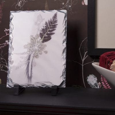 Winter Flourish decorative slate