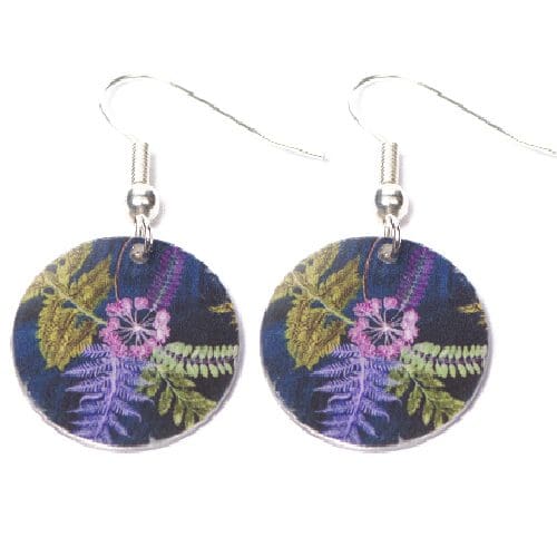 Botanical Inspired NTS Teal Earring Set. Stylish Jewellery Gift