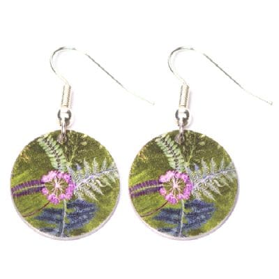 Botanical Inspired NTS Lime Green Earring Set. Stylish Jewellery Gift