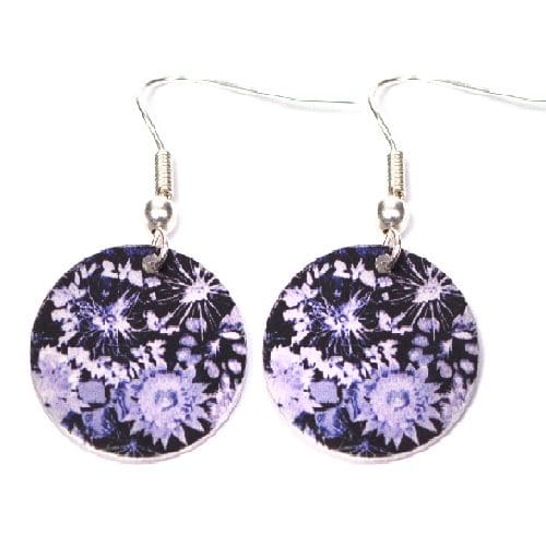 Botanical Inspired Cascades of Blue Earring Set. Stylish Jewellery Gift - Image 2