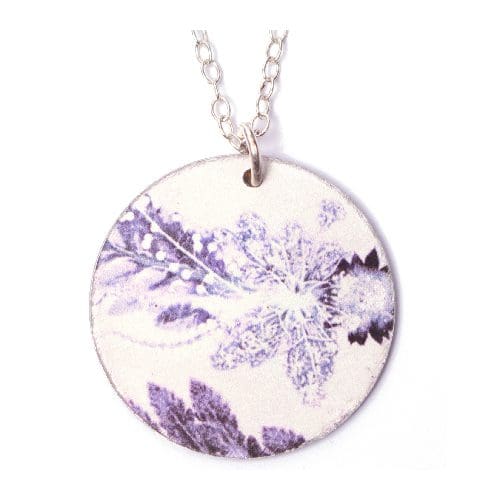 Botanical Inspired Winter Flourish Pendant Necklace