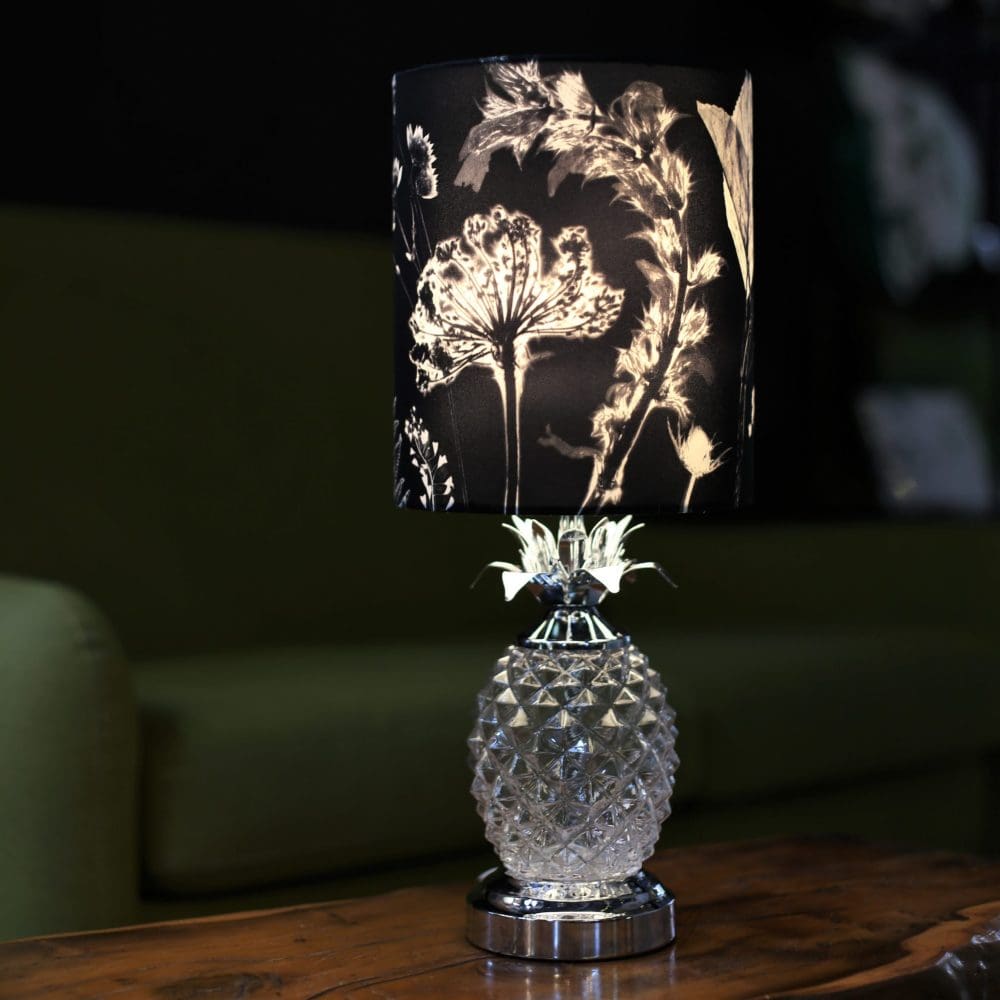 Spring's Spectre | Black & White | Lampshade - Image 2