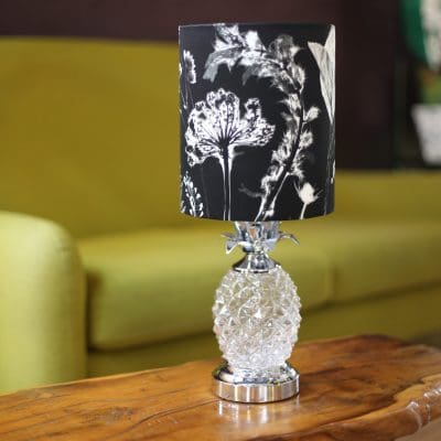 Spring's Spectre | Black & White | Lampshade