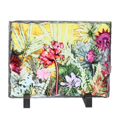 Tropical Sunshine Slate Art Print, Home Accessory and Gift