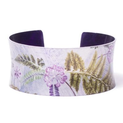 NTS Silver Botanical Cuff Bracelet and Jewellery Gift