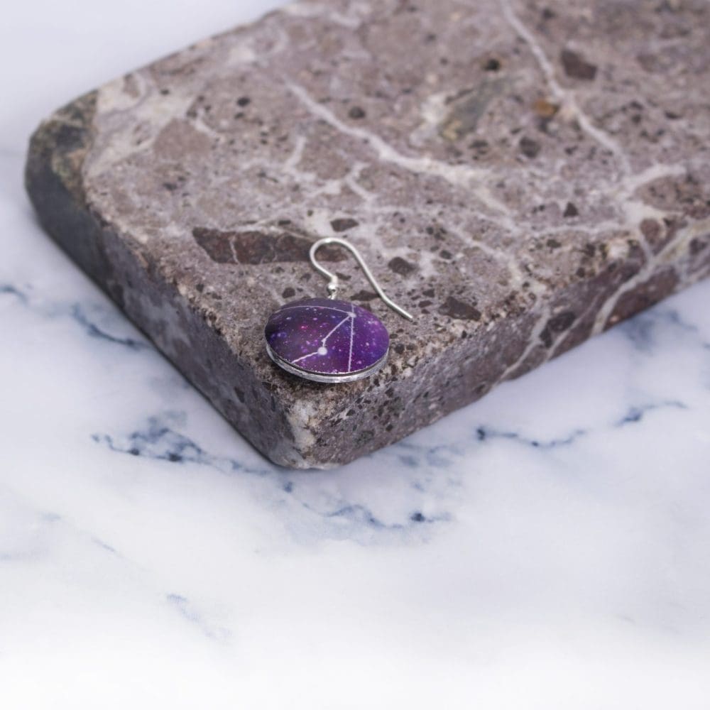 Personalised Constellation Photo Slide Locket Earring - Image 2