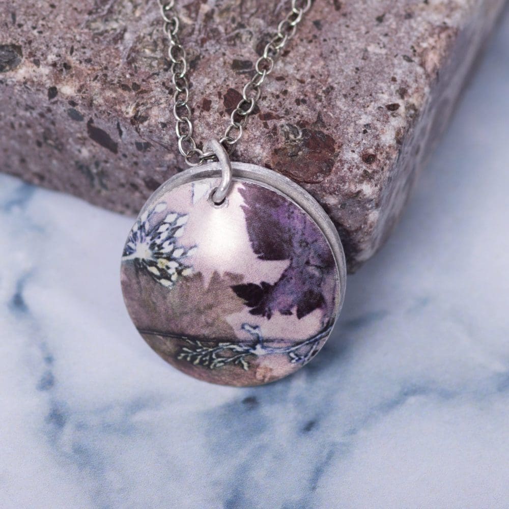 Falling Leaves, Personalised Locket Necklace Gift - Image 3