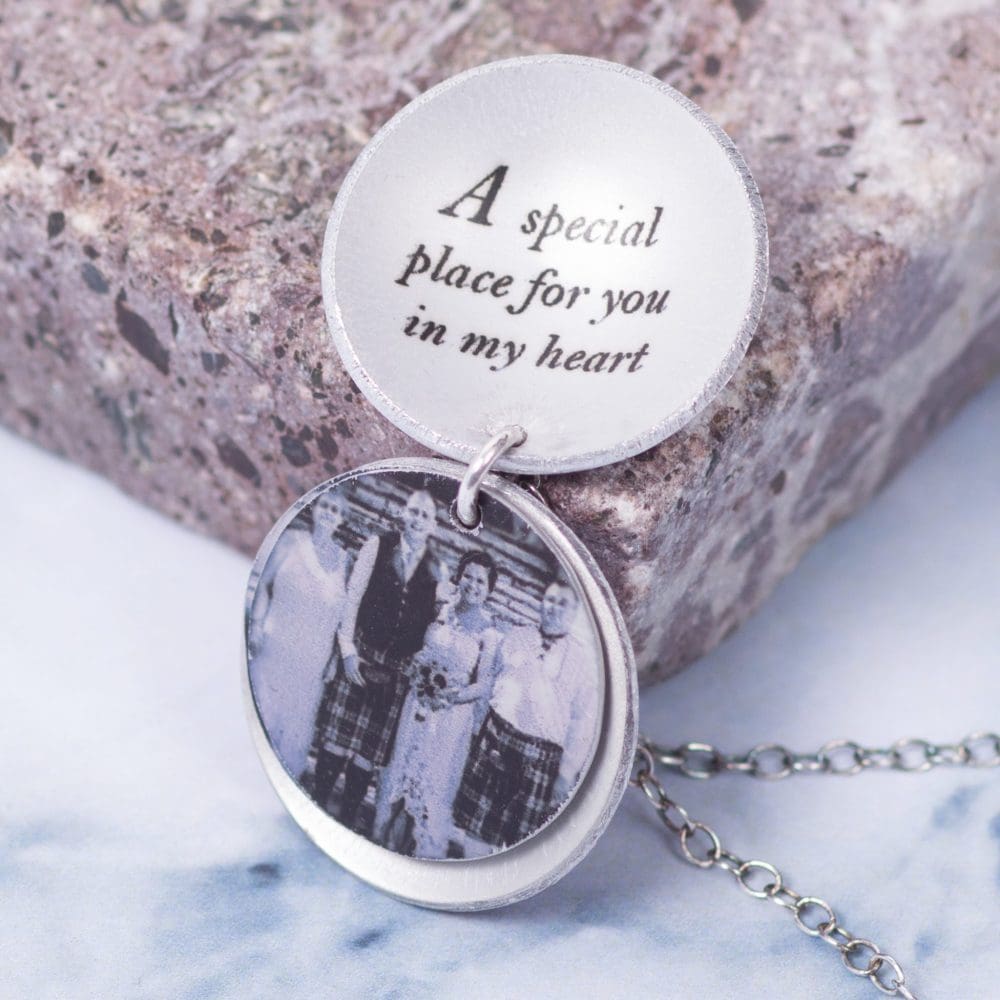 Falling Leaves, Personalised Locket Necklace Gift - Image 4