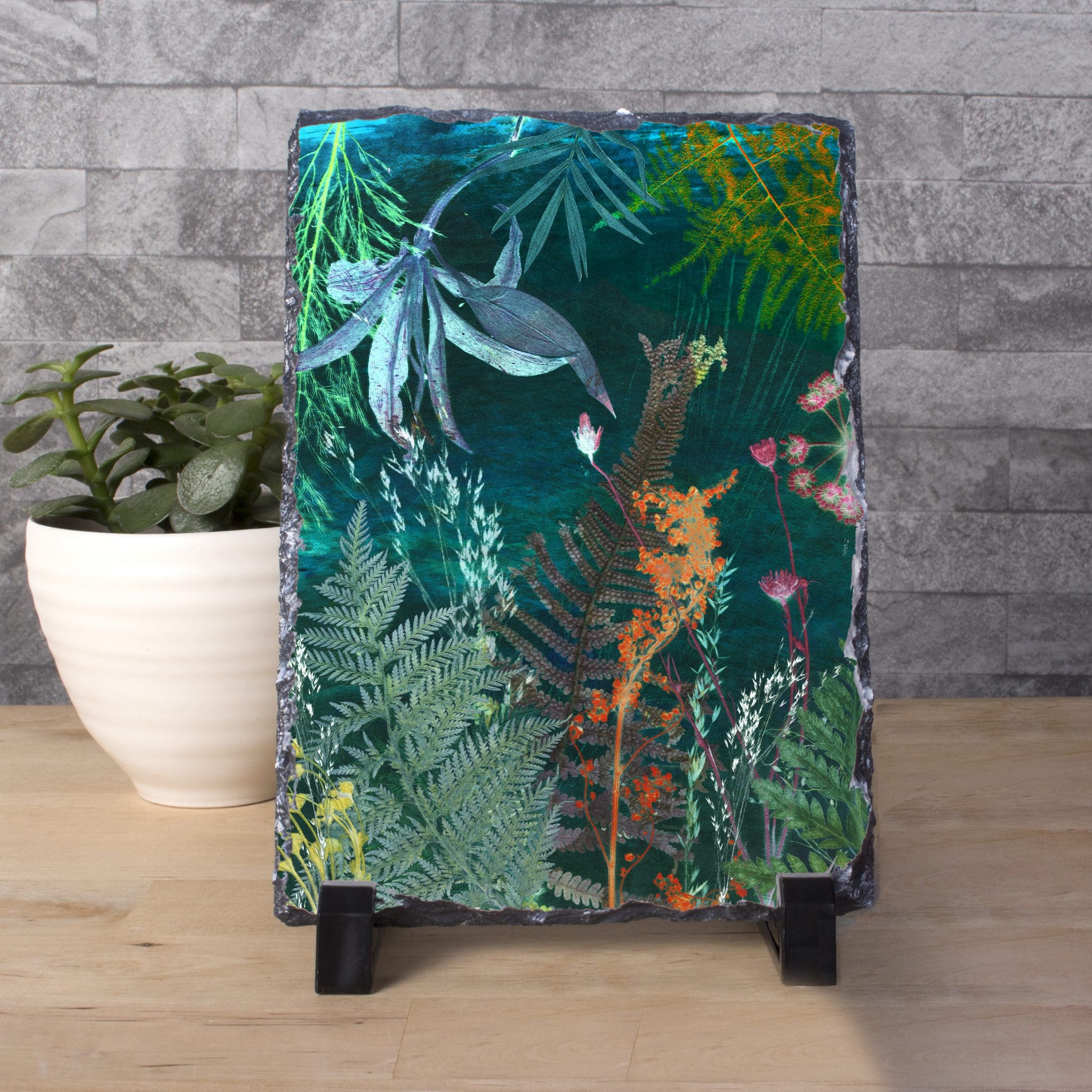 Aqua Magna | Decorative Slate Art Print Gift