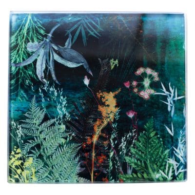 Aqua Magna 2 | Sea Green Single Glass Coaster