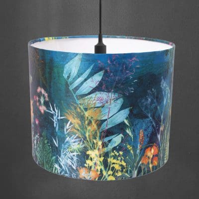 Aqual Magna | Sea Green Botanical Design Lampshade