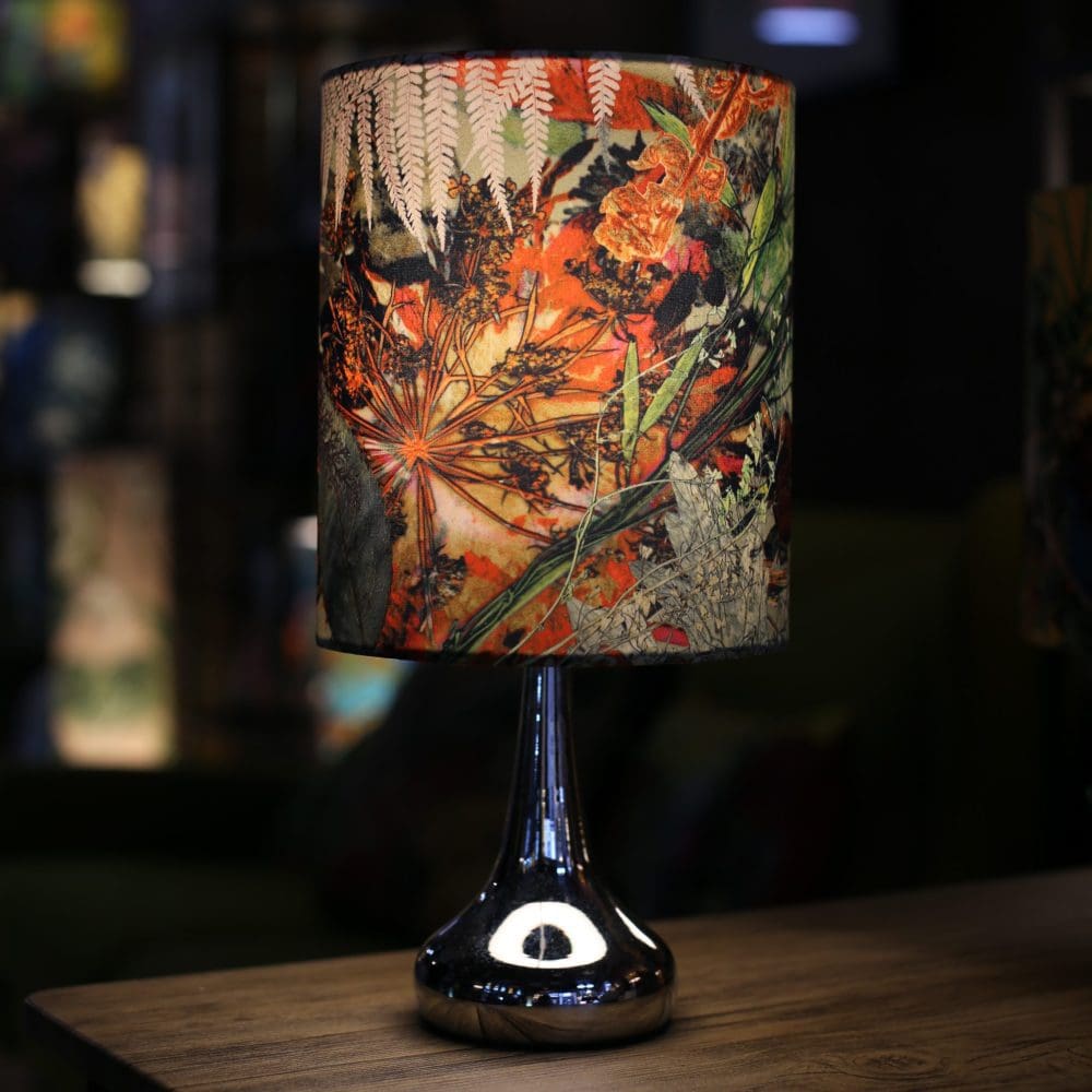 Retreat | Burnt Orange Cow Parsley Lampshade