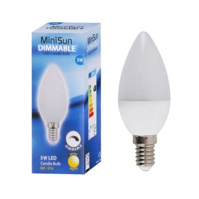 MiniSun | Warm White | Candle LED Dimmable | 10W