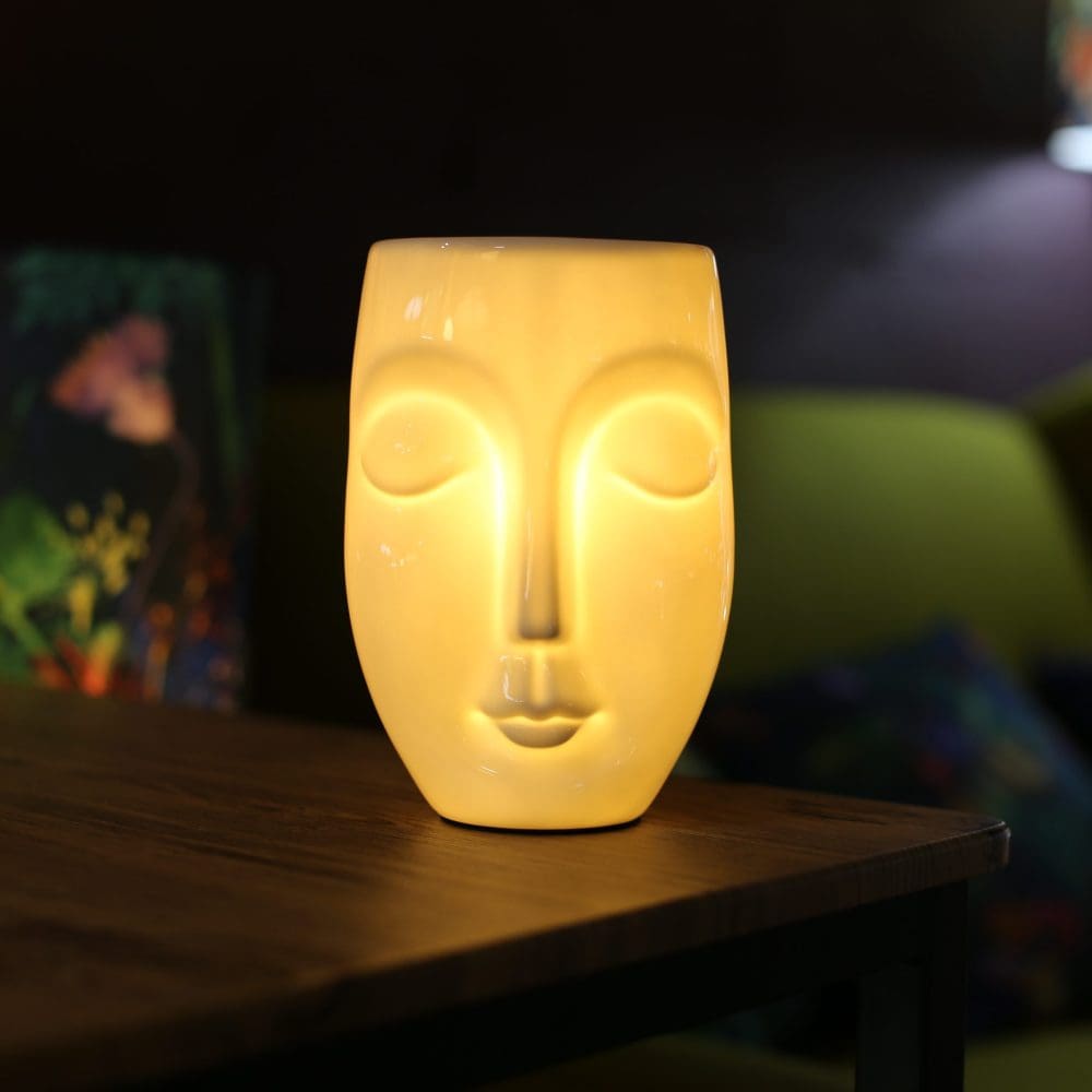 Serenity | Ceramic | Face Lamp - Image 2