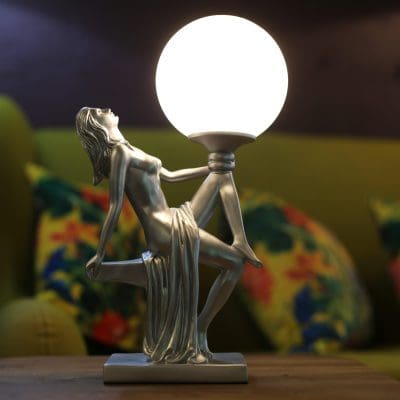 Matilda | Art Deco | Silver | Table Lamp
