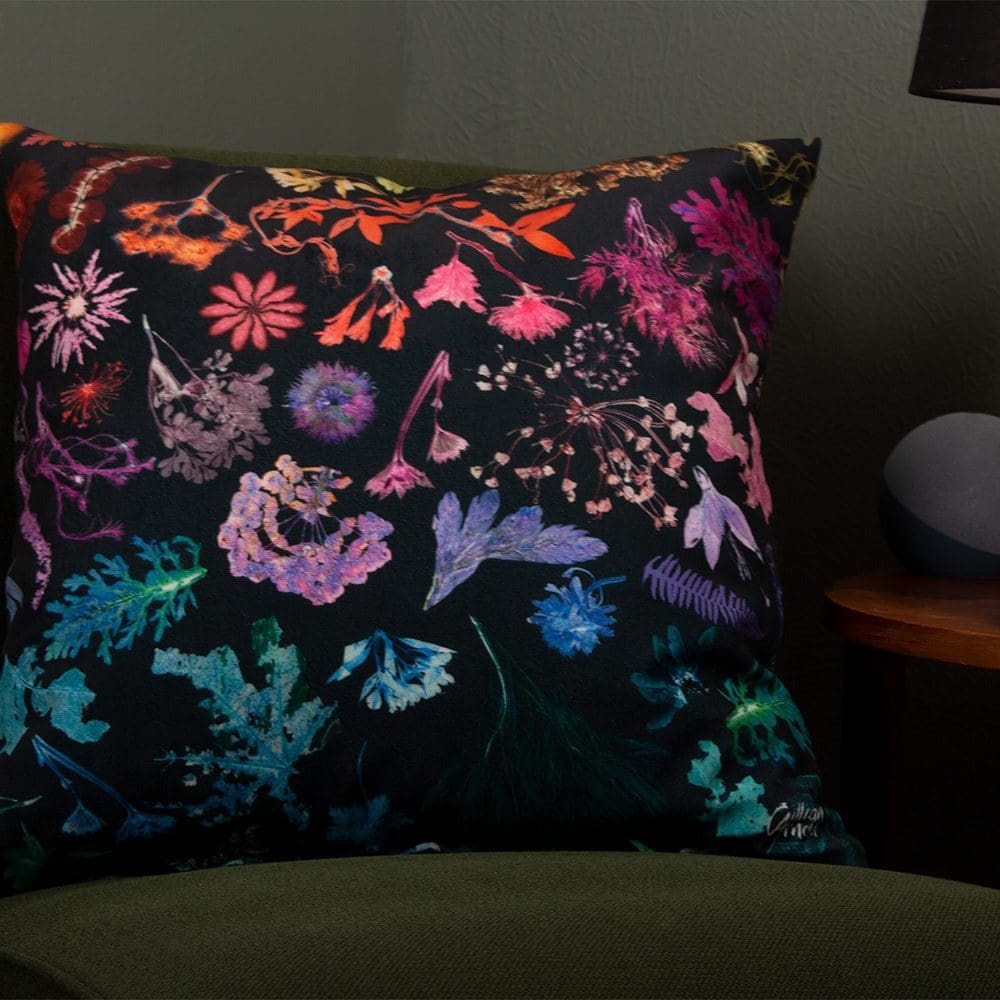 Specimen Study | Rainbow Bright | Floral Print Cushion